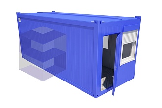 Блок-контейнер раздевалка CONTAINEX